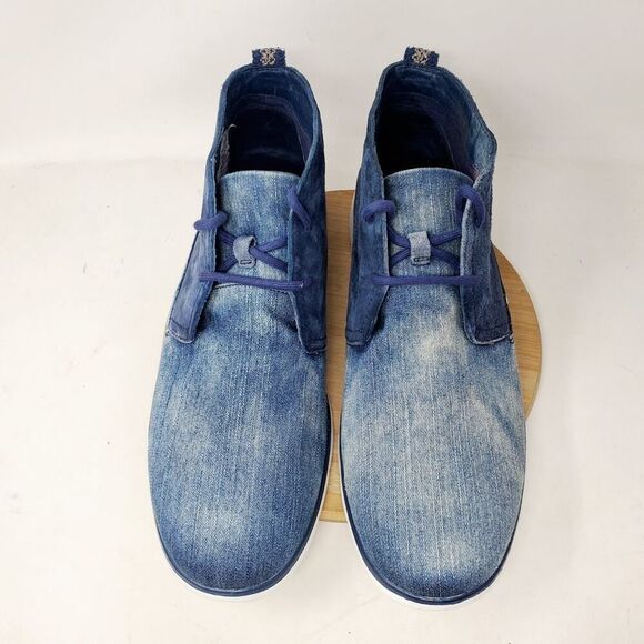 UGG Freamon Chukka Boots Mens 13 Stone Washed Denim‎ Blue Lace Up Shoes main image 10